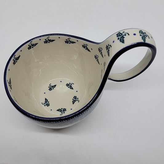 845 ~ Bowl w/ Loop Handle ~ 16 oz ~ 1257X - T4!