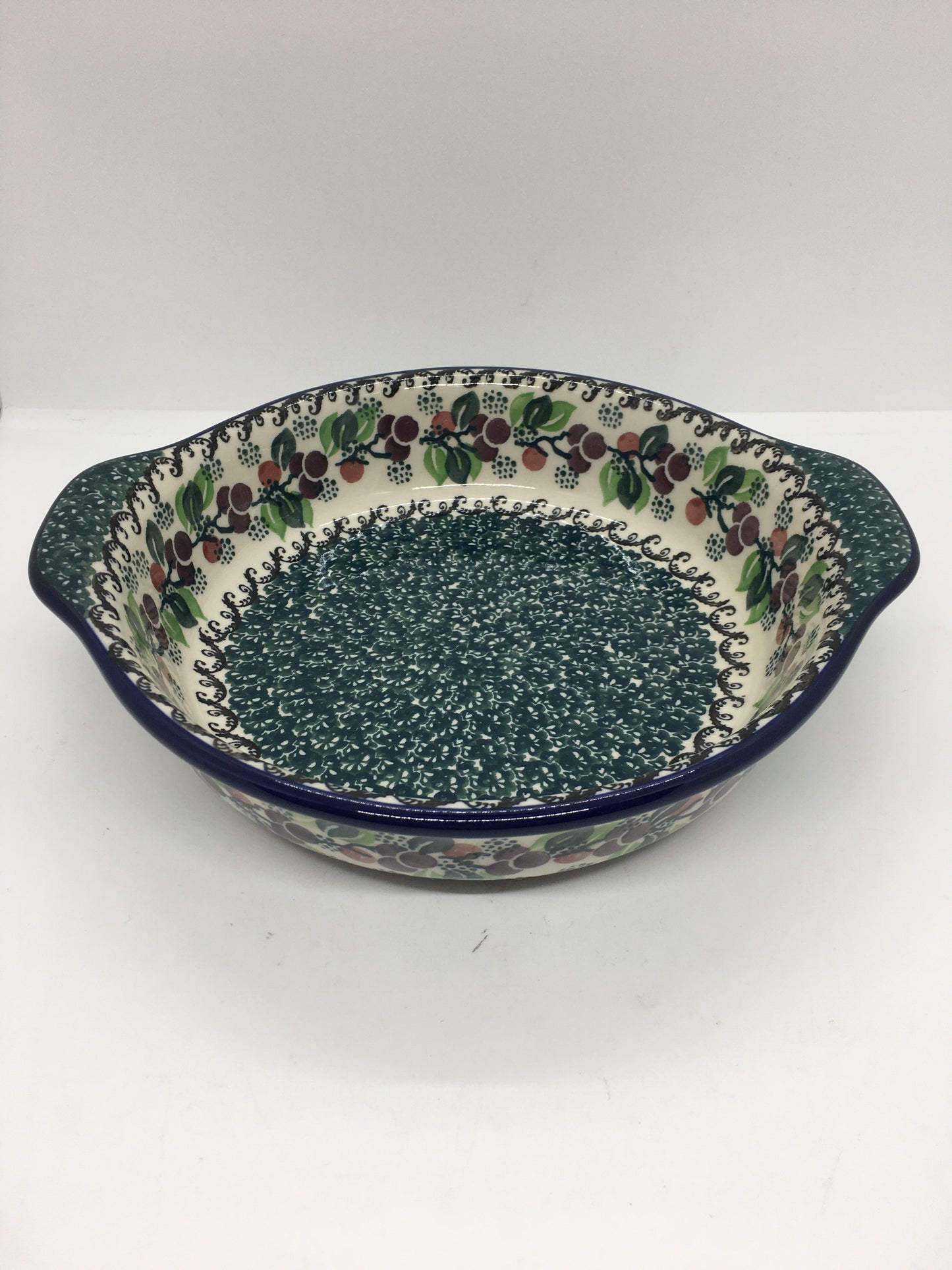 Baker ~ Round w/ Handles ~ 8 inch ~ 1415x ~ T3!