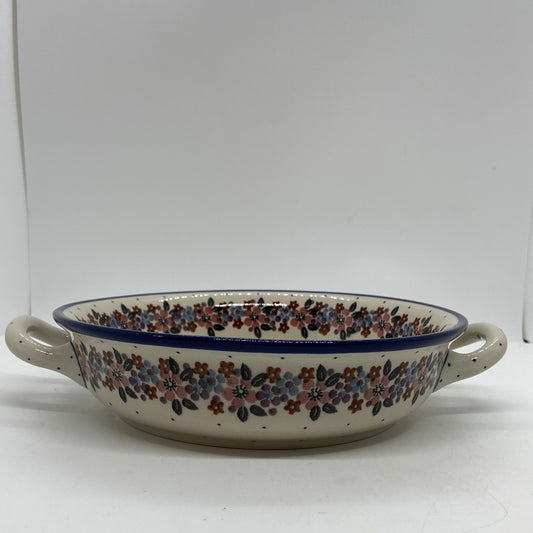 Baker ~ Round w/ Handles ~ 8 inch ~ 2067X - T1!