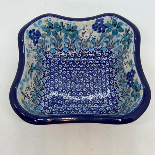 Square Bowl ~ Scalloped Edge ~ 6.5 inch ~ U4964 - U6