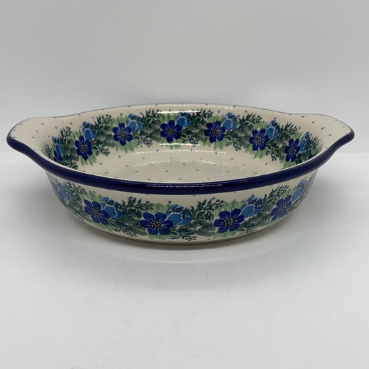 Baker ~ Round w/ Handles ~ 8 inch ~ 1533X - T3!