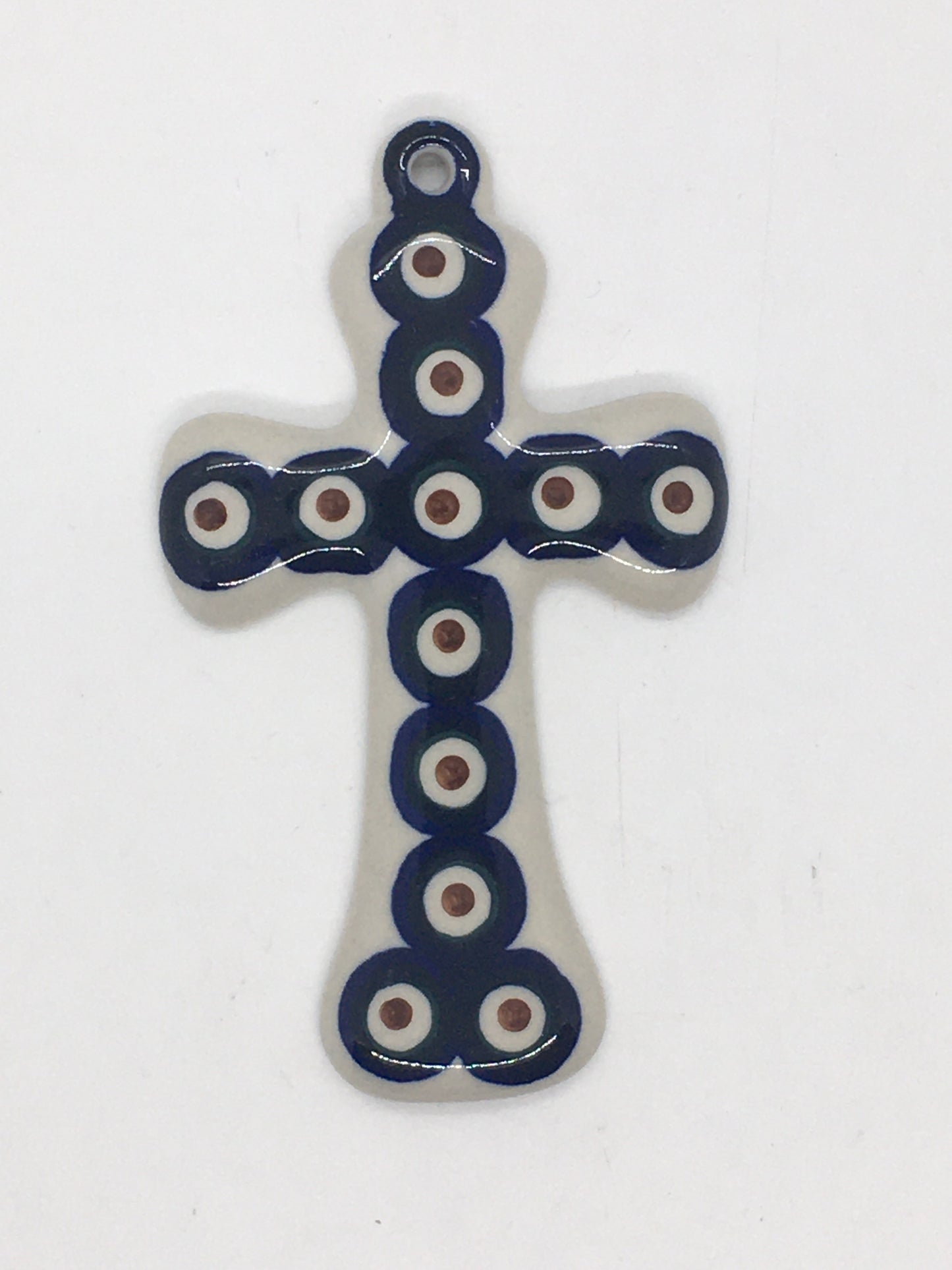 Cross ~ Small ~ 2.75 x 4.75 inch ~ Peacock