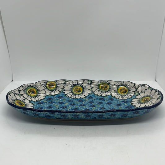 Tray ~ Scalloped Oval ~ 6.25 x 12.5 inch ~ U4736 ~ U7!