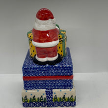 Load image into Gallery viewer, Second Quality Santa Canister with Trees