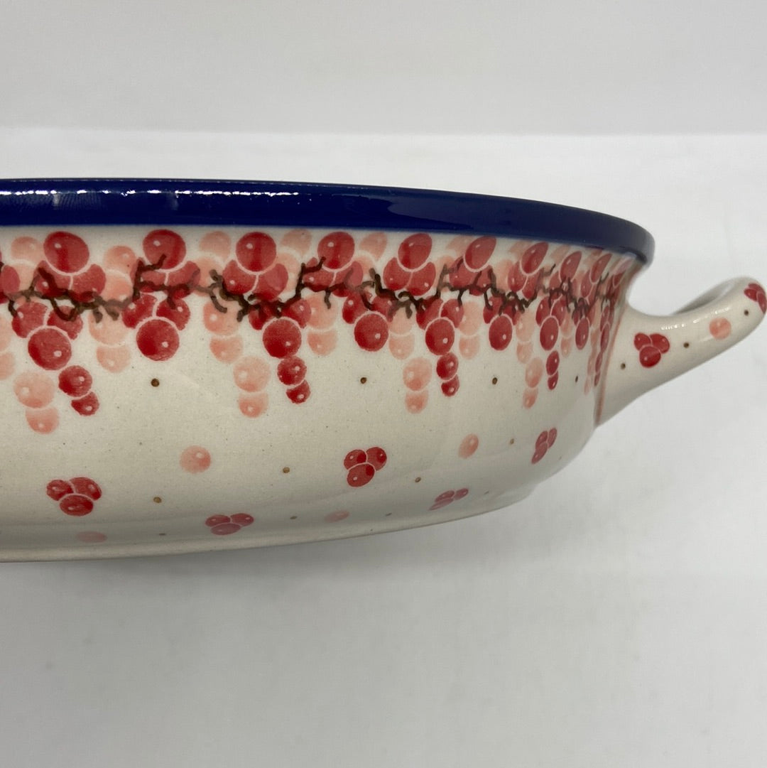 420 ~ Baker ~ Round w/ Handles ~ 10" ~ 2387X - T4!