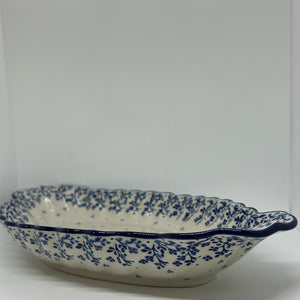 Large Oval Shallow Server  ~ 8.5” x 16” ~ 2758X - T4!