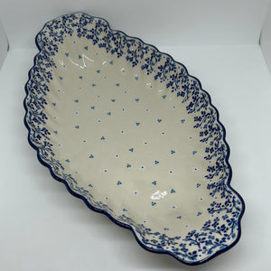 Large Oval Shallow Server  ~ 8.5” x 16” ~ 2758X - T4!