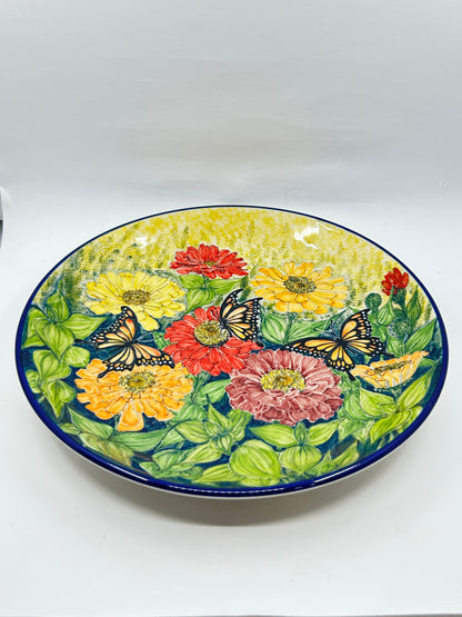 Limited Edition Large Plate - Butterflies - L-189