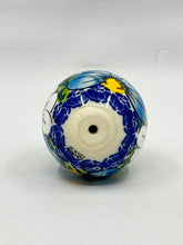 Load image into Gallery viewer, Kalich Stoneware Egg - Blue and White Large Floral - Art1
