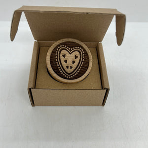 Heart Wooden Stamp