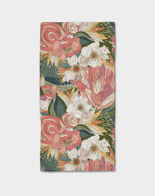Geometry Flower Explosion Bar Towel
