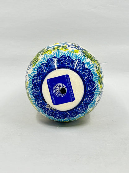 0603 Large Egg - Blue and White - U