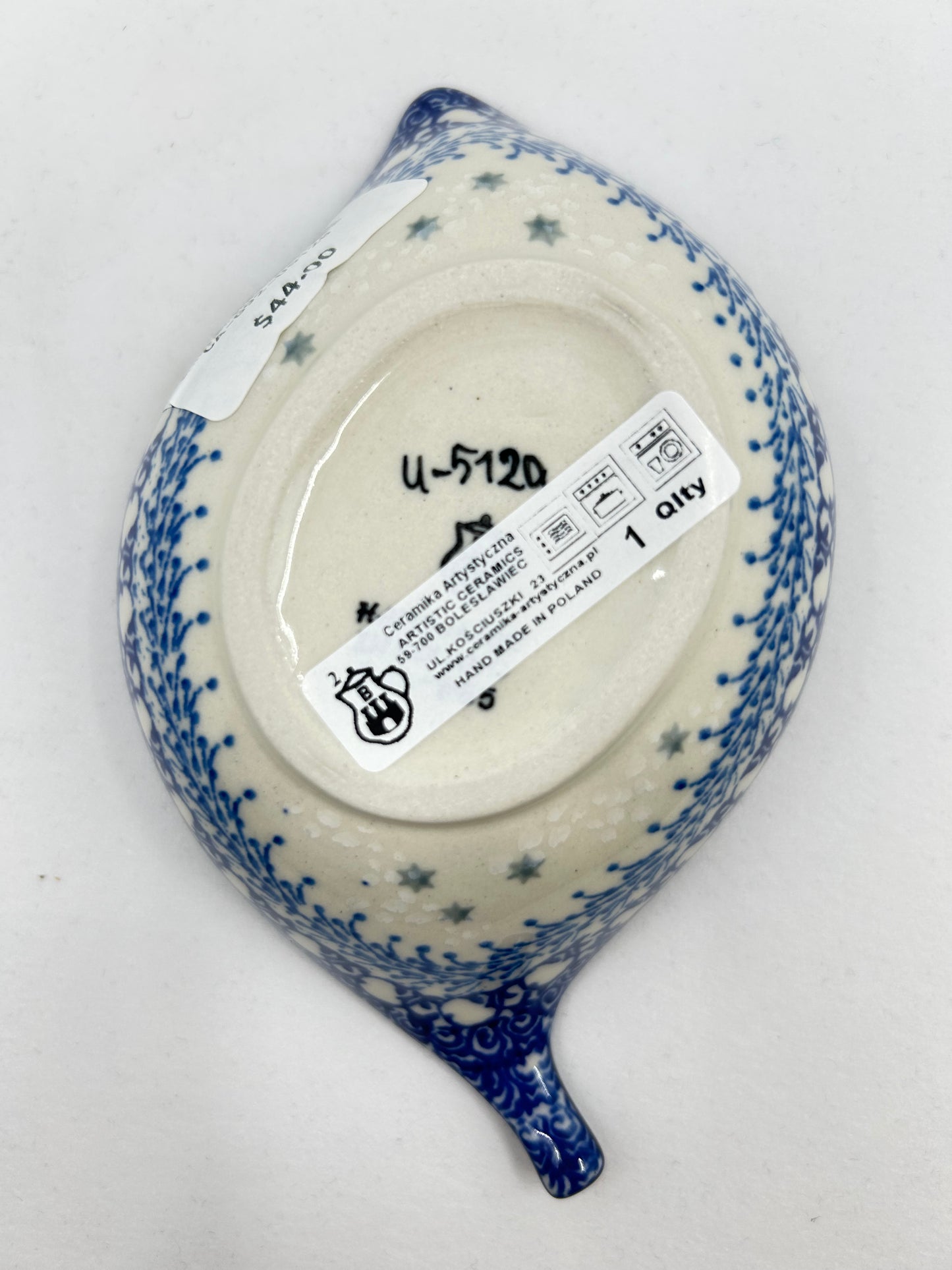 Leaf Bowl  ~ 6" L - U5120 - U3!