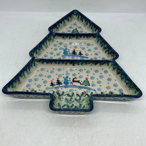 Christmas Tree Divided Platter - U-SB1