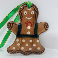 Load image into Gallery viewer, B15 Girl Gingerbread Ornament - Traditional