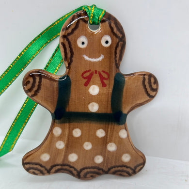 B15 Girl Gingerbread Ornament - Traditional