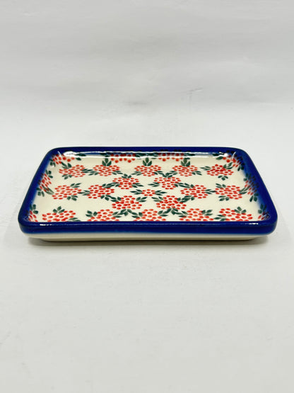 Flat Soap Dish with Rim - D88
