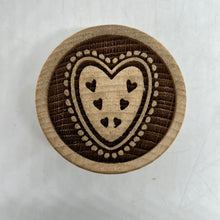 Load image into Gallery viewer, Heart Wooden Stamp