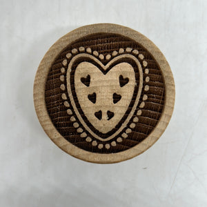 Heart Wooden Stamp