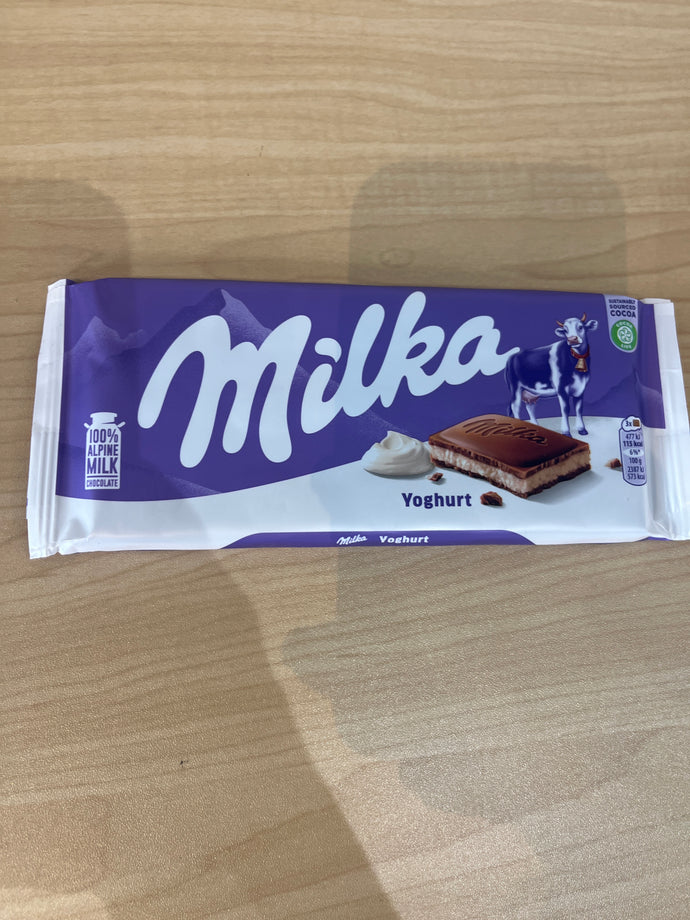 Yogurt Milk Chocolate Candy Bar by Milka