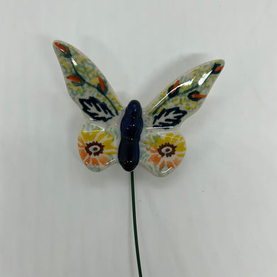 Butterfly Figurine on a Metal stick - WK80