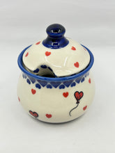 Load image into Gallery viewer, Sugar Bowl - Hearts with Cat - U