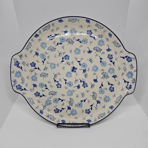 Platter ~ Round w/ Handles ~ 11.75 inch - 2885X - T3!