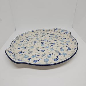 Platter ~ Round w/ Handles ~ 11.75 inch - 2885X - T3!