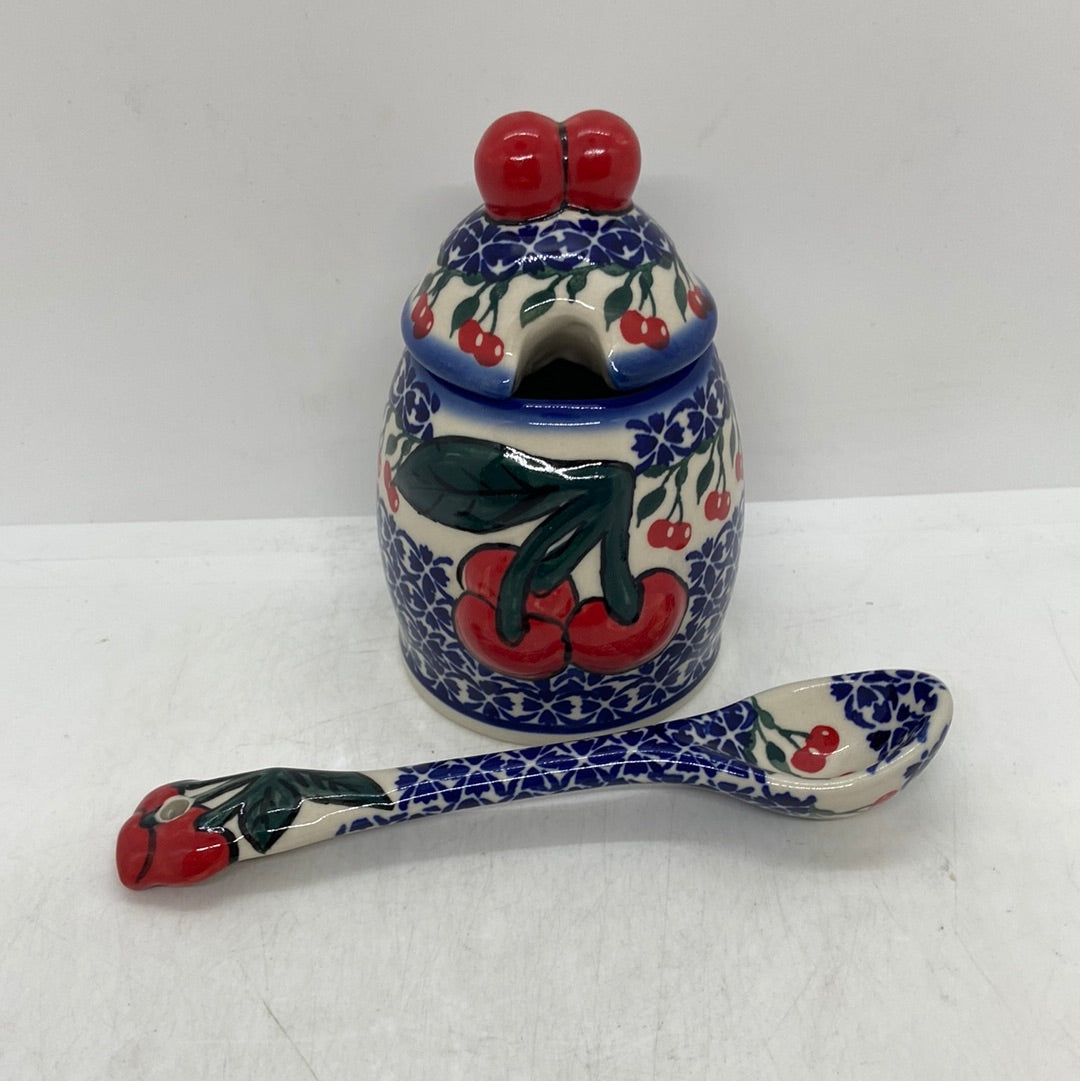 A2 Cherry Jam Jar - D29