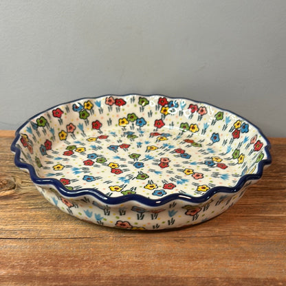 Pie Plate ~ Fluted ~ 10 inch ~ U4884 ~ U3*