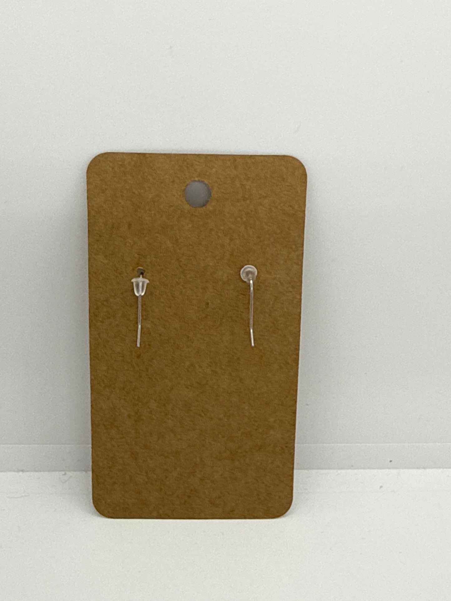 Sylvia Square Peacock Open Back Earrings