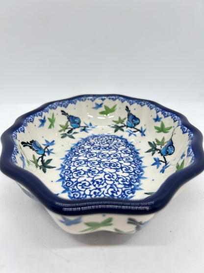 Bowl ~ Oval Fluted ~ 6 x 7.5 inch ~ 3235X ~ T4!