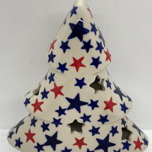 A282 Christmas Tree Small with star holes - Stars & Stripes