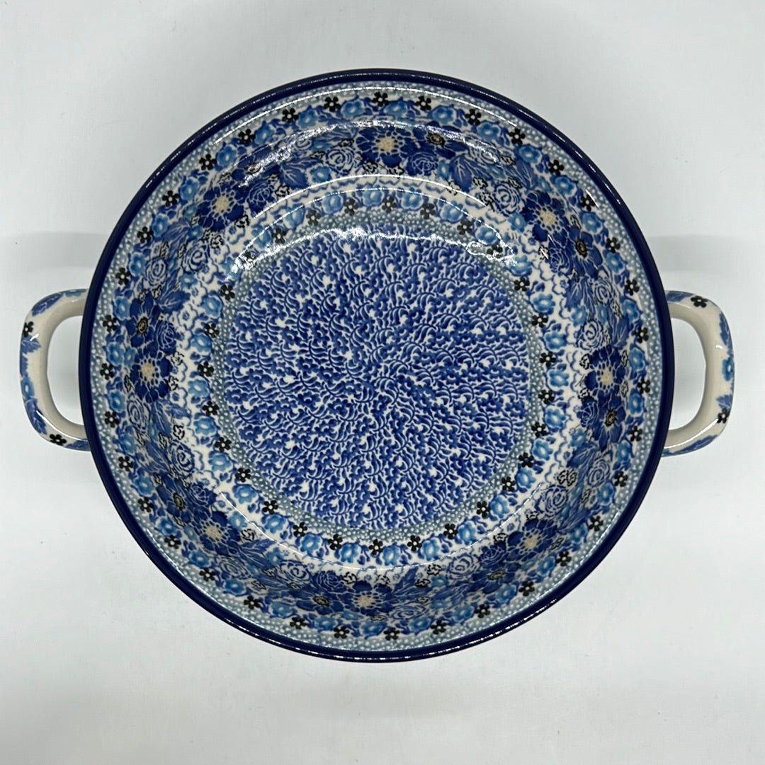 Baker ~ Round w/ Handles ~ 8 inch ~ U4417~ U3!