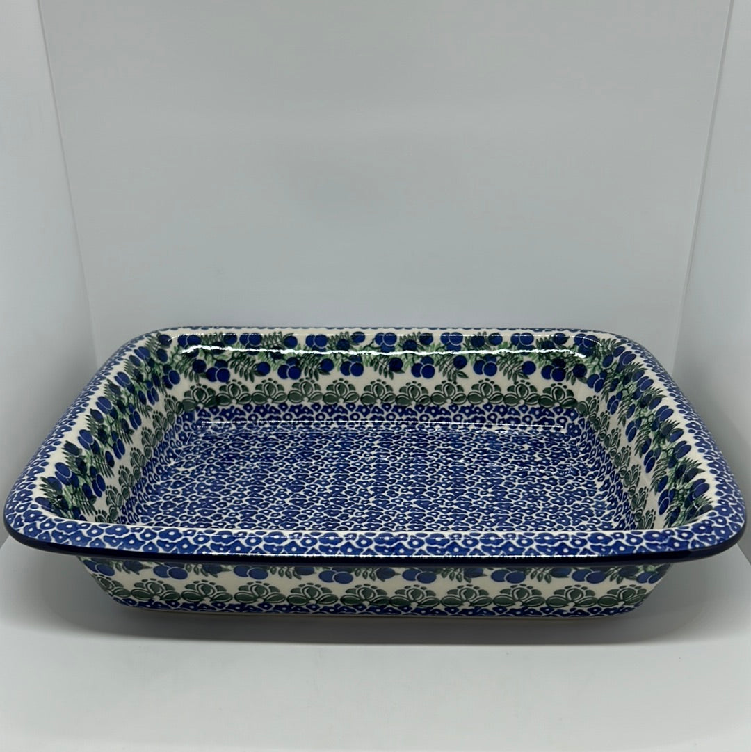 854 ~ Baker ~ Rectangular w/Rim ~ Lasagna ~ 11.25" x 13.75" ~ 1413X - T3*