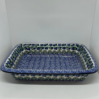 854 ~ Baker ~ Rectangular w/Rim ~ Lasagna ~ 11.25" x 13.75" ~ 1413X - T3*