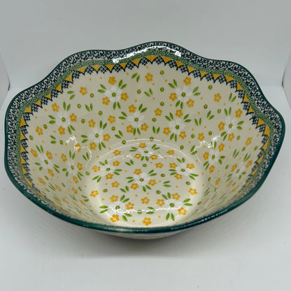 Bowl ~ Wavy Edge ~ Medium ~ 10 inch ~ 2358Q - T3!