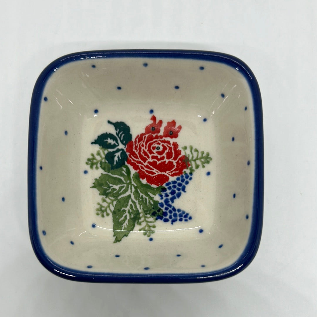 Mini Square Bowl ~ 3.25" ~ 1958X~ T4!