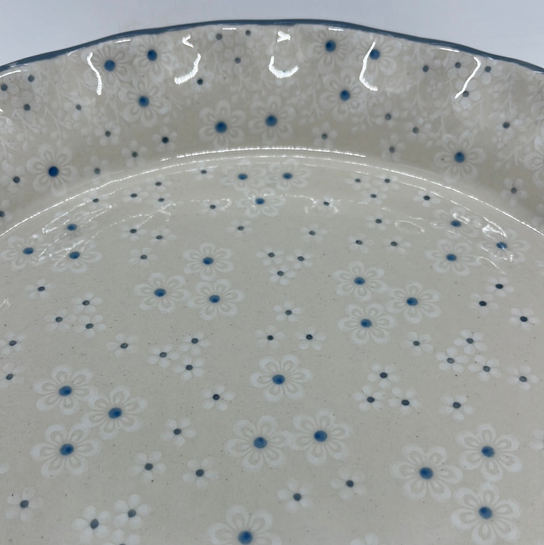 636 ~ Pie Plate ~ Fluted ~ 10" ~ 2330* - T3!