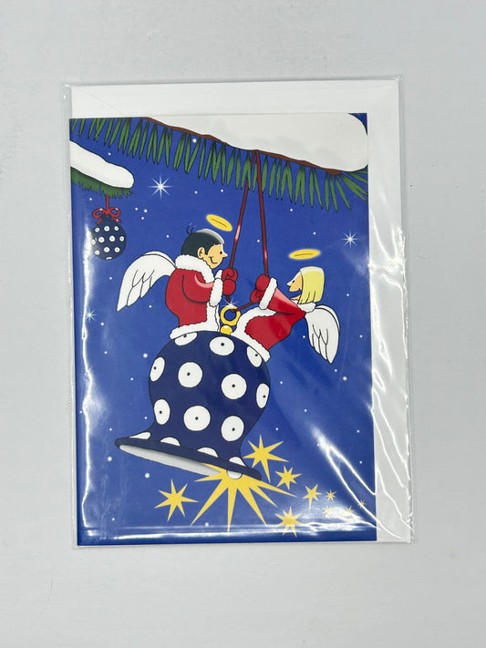 Angels in Teacup Polish Card with Envelope
