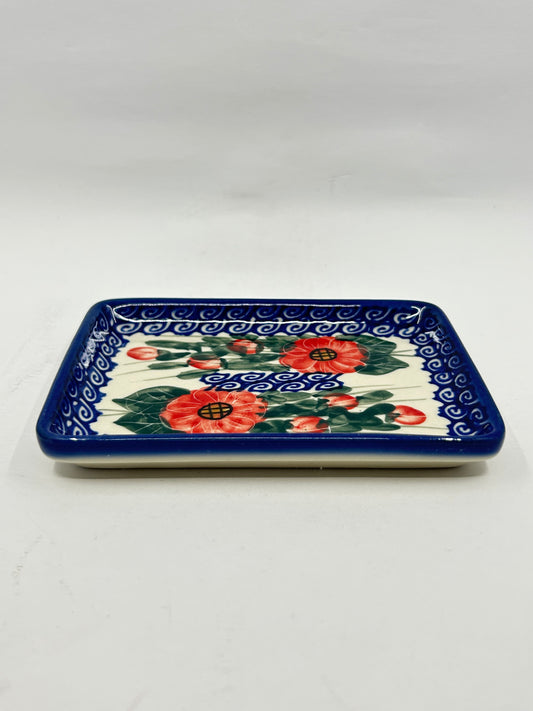 Flat Soap Dish with Rim - D15