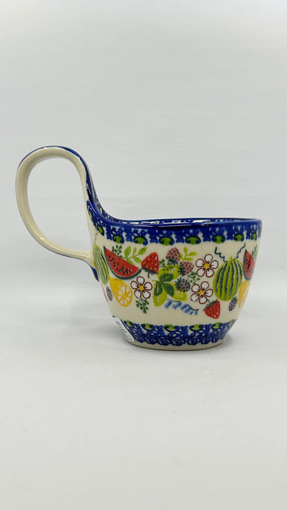 Kalich Soup Bowl with Handle - U1143