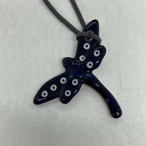 Polka Dot Dragonfly Necklace #1