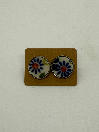 Sylvia Stud Floral Earrings