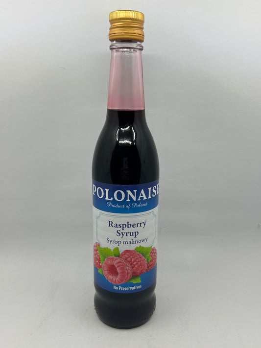 Polonaise Raspberry Natural Syrup 14.5 oz (small)
