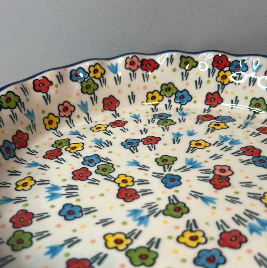 Pie Plate ~ Fluted ~ 10 inch ~ U4884 ~ U3*