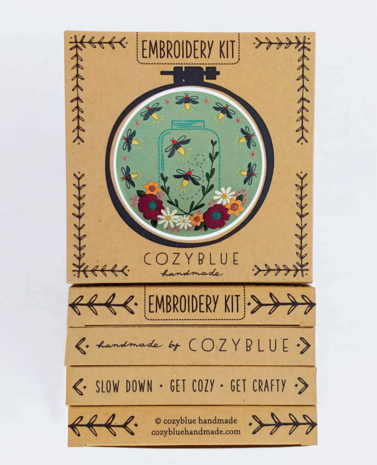Fireflies Embroidery Kit