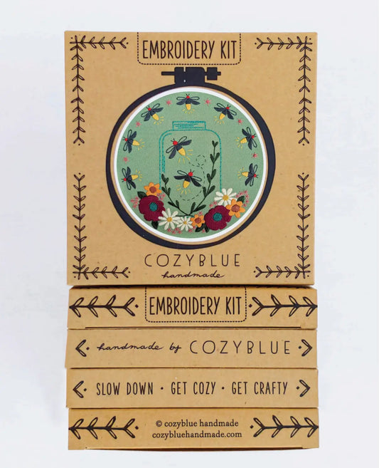 Fireflies Embroidery Kit