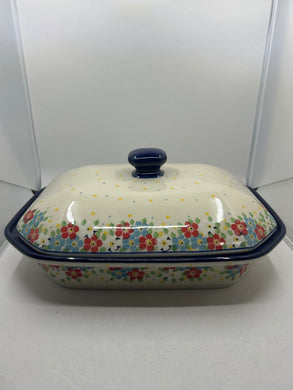 Baker ~ Covered Casserole ~ 9.5 x 12 inch ~ 2413X ~ T4!