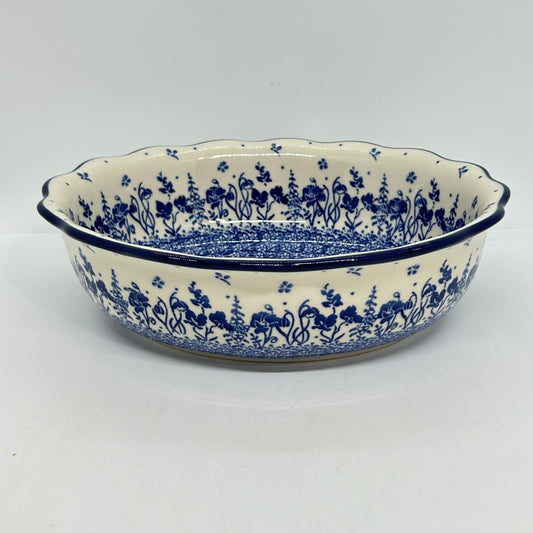 Scalloped Oval Baker ~ 9 inch ~ 2914X - T4!